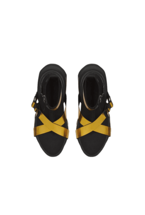 Alternative view of Giày Balmain B-bold Knit High-top 'Black' XM0VH284TLKHEAD
