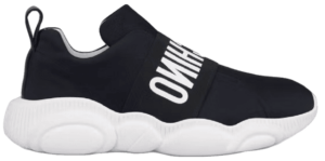 Giày Moschino Teddy Slip On With Logo 'Black' MA15073G0AMN0000