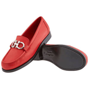Alternative view of Giày Salvatore Ferragamo Gancini Moccasin 'Red' 01N660-693741