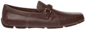 Giày Salvatore Ferragamo Stuart Gancini Moccasin 'Brown' 02C216-724924