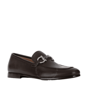 Alternative view of Giày Salvatore Ferragamo Gancini Moccasin 'Brown' 02C242-726080