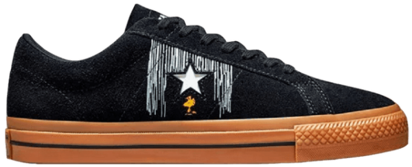 Giày Converse One Star x Peanuts 'Black' A01873C