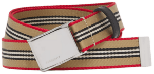 Thắt Lưng Burberry Icon Stripe Webbed Belt 'Archive Beige' P80449311