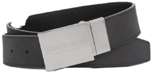 Thắt Lưng Burberry Reversible Plaque Buckle London Check and Leather Belt 'Dark Charcoal'