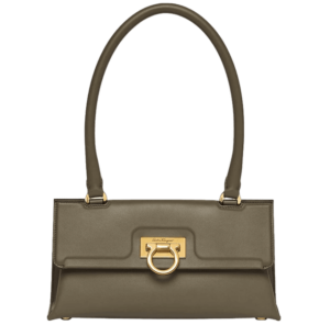 Tui Salvatore Ferragamo Trifolio Swing Bag 'Oliver Green' 211495-754362