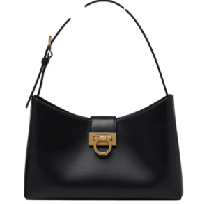 Tui Salvatore Ferragamo Trifolio Shoulder Bag 'Black' 210926-745035