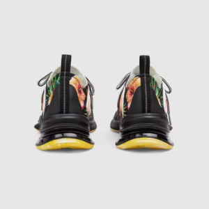 Giay Gucci Run Floral Sneaker 'Mutil Black' 698547-UZJ10-8560