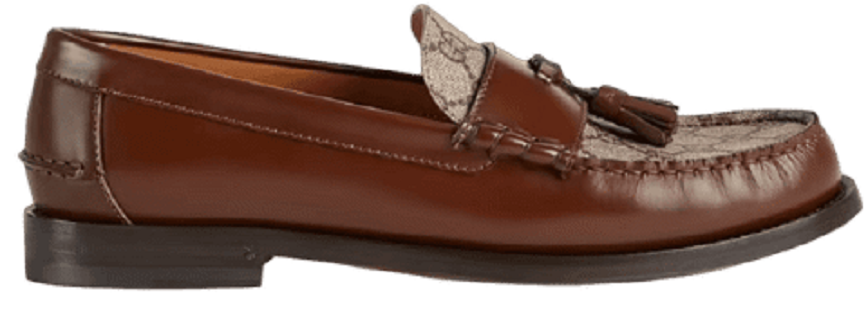 Giay Gucci GG Loafer With Tassel 'Brown Leader' 673817-17X30-2261