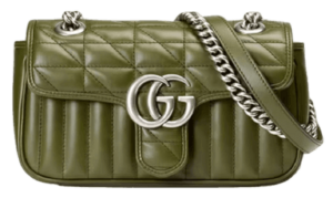 Tui Gucci GG Marmont Mini Shoulder Bag 'Green' ‎446744-UM8AF-3352