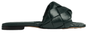 Dép Bottega Veneta Lido Flat Sandal 'Inkwell' 608853VBSS04615