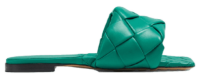 Dép Bottega Veneta Lido Flat Sandal 'Acid Turquoise' 608853VBSS03227