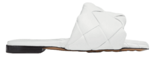 Dép Bottega Veneta Lido Flat Sandal 'Optic White' 608853VBSS09122