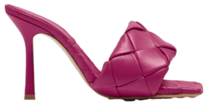 Giày Cao Gót Bottega Veneta Lido Mule 'Hollyhock' 608854VBSS05148