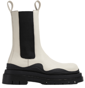 Giày Bottega Veneta Tire Chelsea Boot 'Sea Salt' 630284VBS509049