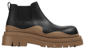 Giày Bottega Veneta Tire Ankle Chelsea Boot 'Black Jute' 630281VBS501449