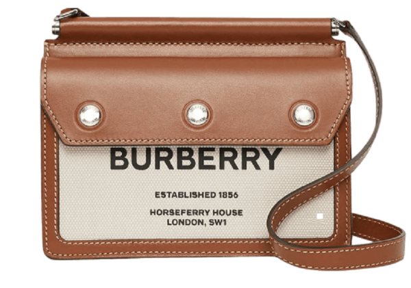 Túi Burberry Mini Horseferry Print Leather 'Brown' 8014611