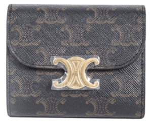 Túi Celine Small Triomphe Wallet In Triomphe Canvas 'Tan' 10D782CQH-04LU