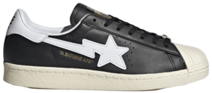 Giay Adidas x BAPE Superstar 80s 'Core Black Off White' IF2385