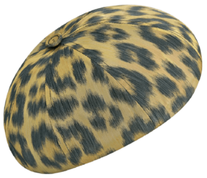 Mũ Dior Beret 'Multicolor Taffeta Leopard Print' 243C900A5646-C289
