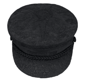 Mu Dior Travel Cap 'Black Blue Cotton' 31REV920X131-C588