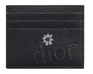 Vi Dior By Erl Card Holder 'Black Grained' 2ESCH135SER-H03E
