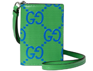 Vi Gucci GG Embossed Card Case 'Green' 725477-AABCZ-3148