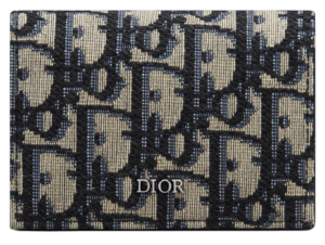 Vi Dior Business Card Holder 'Beige Black Dior' 2ESCH136YSE-H05E