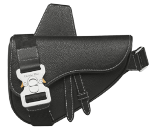 Tui Dior Mini Saddle Bag 'Black Grained' 1ADPO248YKK-H00N