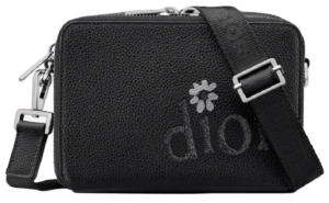 Tui Dior By Erl Pouch Strap 'Black Grained' 2ESBC119SER-H03E