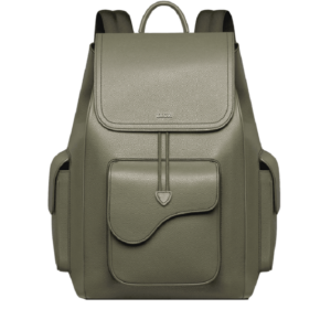 Tui Dior Saddle Backpack 'Olive Grained' 1ADBA161YKK-H635
