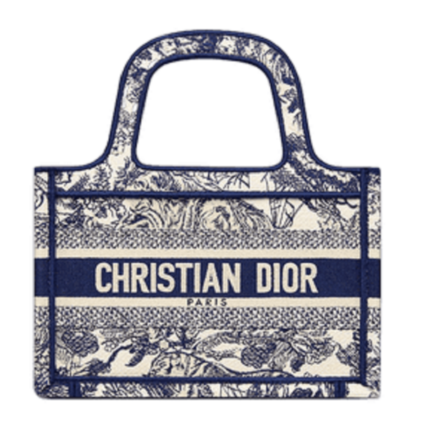 Túi Dior Book Tote Mini 'Blue Toile Embroidery' S5475ZTDT-M808