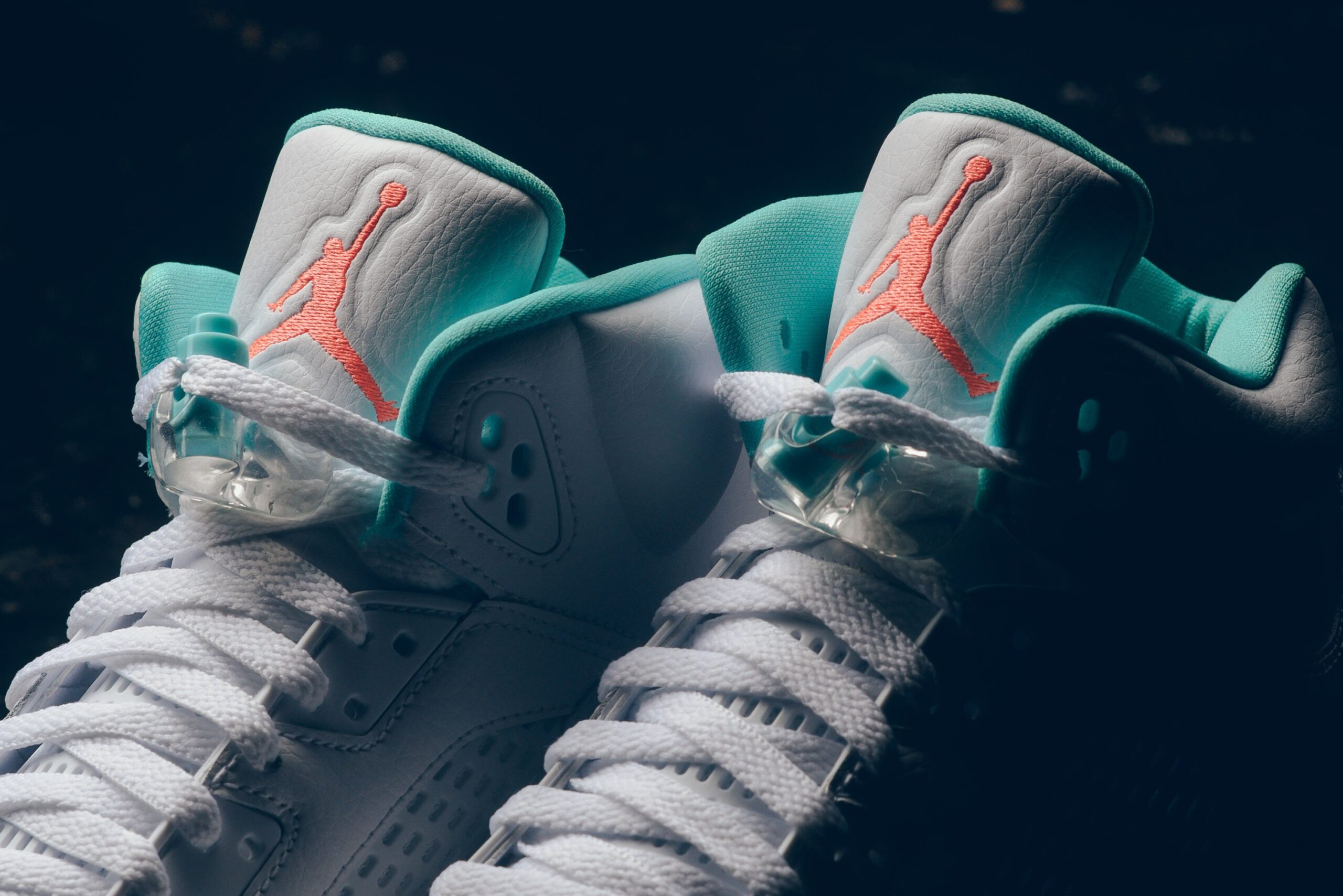 Giày Nike Air Jordan 5 Retro 'Light Aqua' 440892-100 - Ảnh 8
