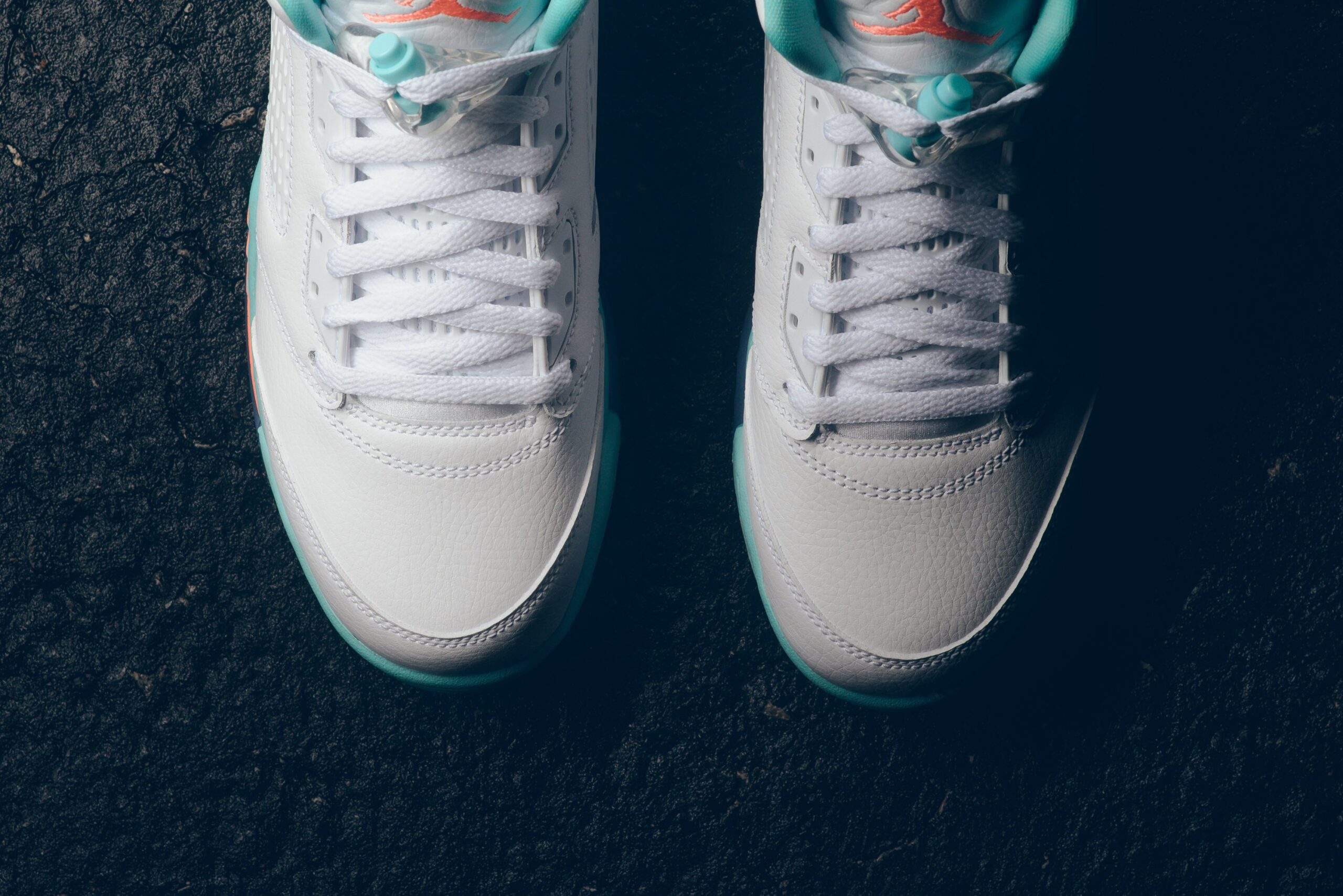 Giày Nike Air Jordan 5 Retro 'Light Aqua' 440892-100 - Ảnh 9