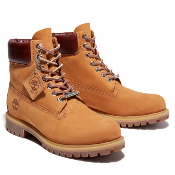 Giày Timberland Safari Crocodile 6-Inch Waterproof Boots Wheat Nubuck A2HHD231 - Hình ảnh 3