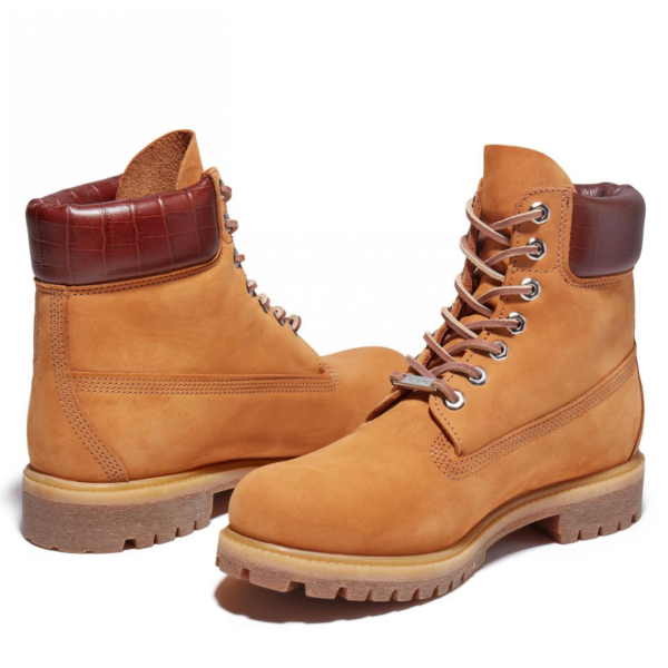 Giày Timberland Safari Crocodile 6-Inch Waterproof Boots Wheat Nubuck A2HHD231 - Hình ảnh 4