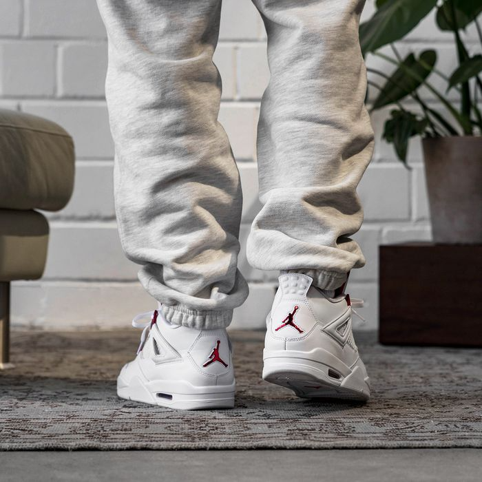 Giày Nike Air Jordan 4 Retro GS Red Metallic 408452-112 - Ảnh 7