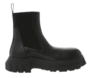 Giày Rick Owens Chunky Black Leather Boots RP02A7881LDE-99