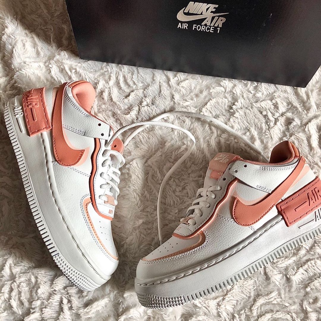 Giày Nike Wmns Air Force 1 Shadow 'Washed Coral' CJ1641-101 - Ảnh 4