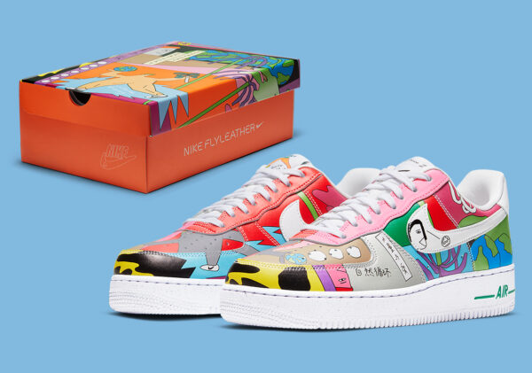 Giày Nike Air Force 1 Low x Ruohan Wang 'Multicolor' CZ3990-900 - Hình ảnh 8