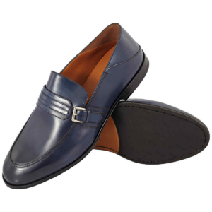 Alternative view of Giày Bally Welwood Leather Loafers 'Ink' 6223028