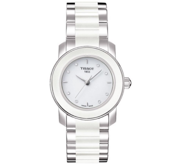 Đồng Hồ Tissot T-Trend Cera Diamond 'White' T064-210-22-016-00