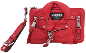 Túi Moschino Ladies Biker Leather 'Red' A754380023115