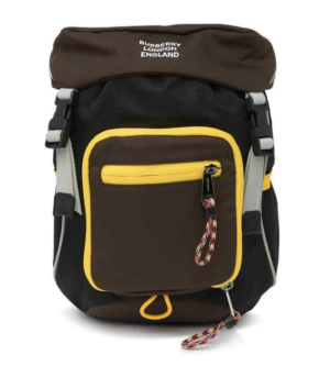 Balo Burberry Logo Print Nylon Leo 'Dark Grey' 8013525