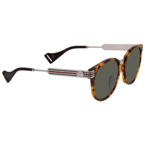 Alternative view of Kính Gucci Round Unisex Sunglasses 'Green' GG0586S-002-50