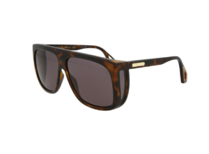 Alternative view of Kính Gucci Grey Rectangular 'Dark Havana' GG0467S-003-62
