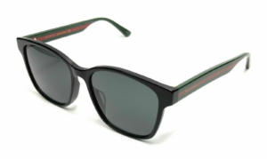 Alternative view of Kính Gucci Grey Rectangular 'Black' G0417SK-001-56