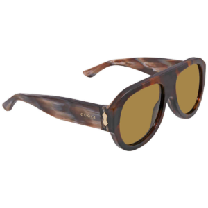 Alternative view of Kính Gucci Green Aviator 'Brown' GG0668S-004-58