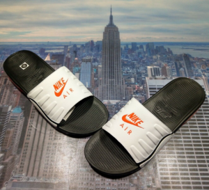 Alternative view of Dép Nike Air Max Camden Slide 'Black Hyper Crimson' BQ4626-009