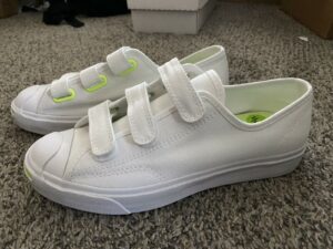 Alternative view of Giày Converse Jack Purcell Low Easy-On 'White Ghost Green' 168137C