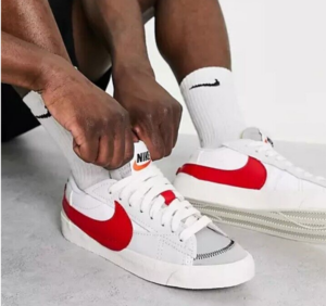 Giay Nike Blazer Low 77 Jumbo ‘Grey Red’ DQ8769-100